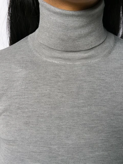 Shop Joseph Knitted Top In Grey