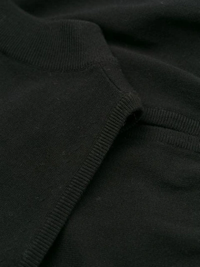 Shop Versace Medusa Details Crop Top In Black