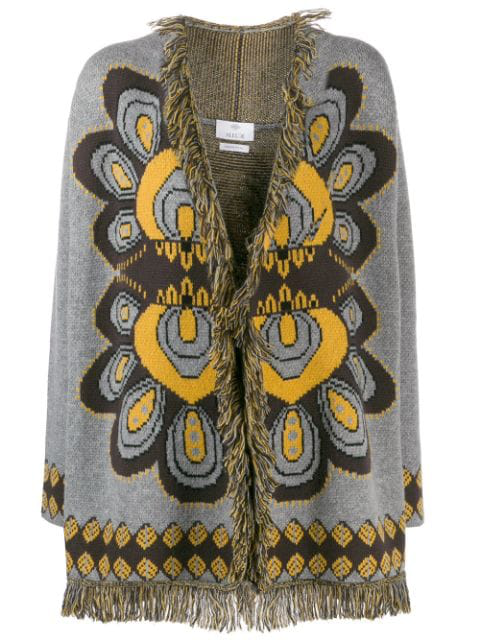Allude Cardigan Mit Fransen In Brown Modesens