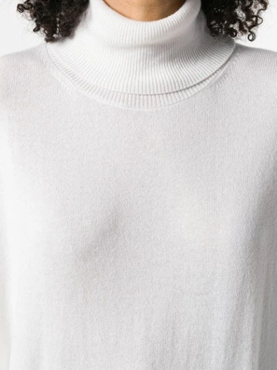 Shop Incentive! Cashmere Cashmere Turtleneck Sweater - White