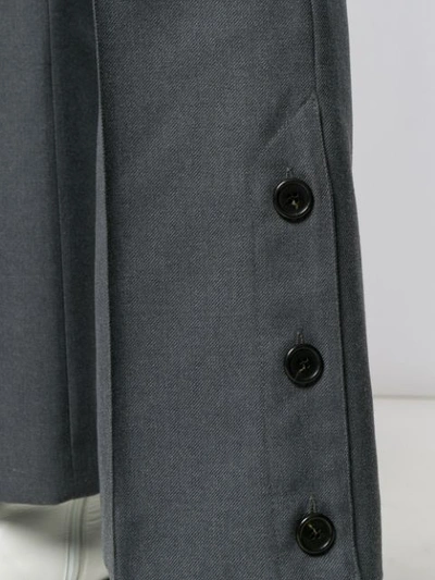 Rokh Wide-leg Tailored Trousers In Grey