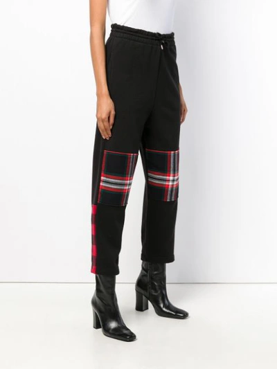 Shop Mcq By Alexander Mcqueen Knee Patch Trousers In Black