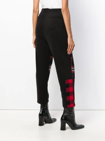 Shop Mcq By Alexander Mcqueen Knee Patch Trousers In Black