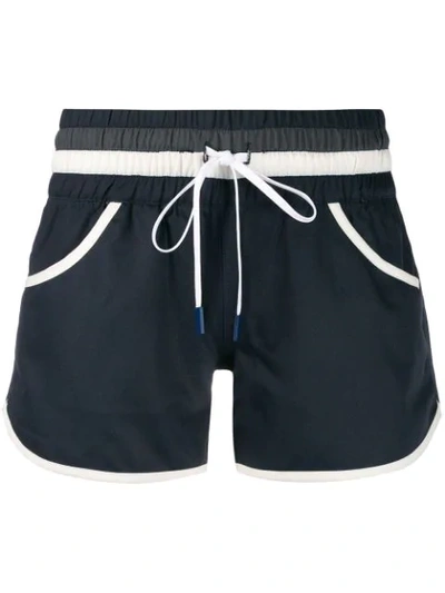 Shop Perfect Moment Resort Swimming Shorts In Blue