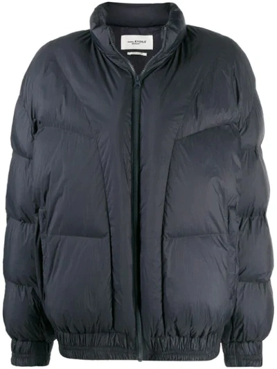 Shop Isabel Marant Étoile Puffer Jacket In 02fk Faded Black