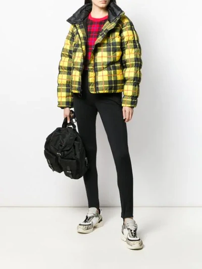 Shop Nike Checked Padded Jacket In 703