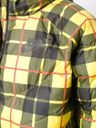 Shop Nike Checked Padded Jacket In 703