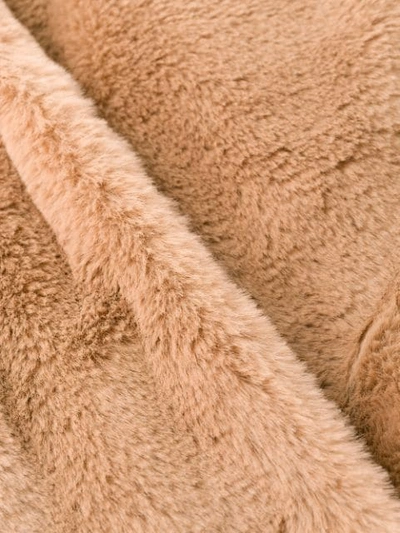 Shop Herno Faux Fur Coat In Neutrals