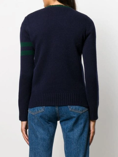 Shop Polo Ralph Lauren Teddy Sweater In Blue