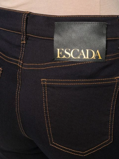 Shop Escada Skinny Jeans In Blue