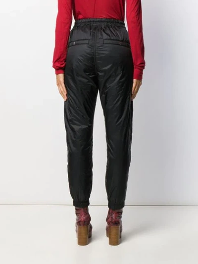 Shop Rick Owens Drop-crotch Trousers In Black