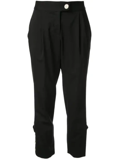 Shop Kitx Ember Tapered Trousers In Black