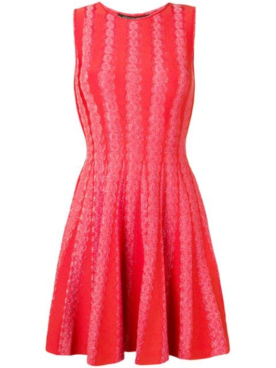 Shop Antonino Valenti Flared Style Dress In Red