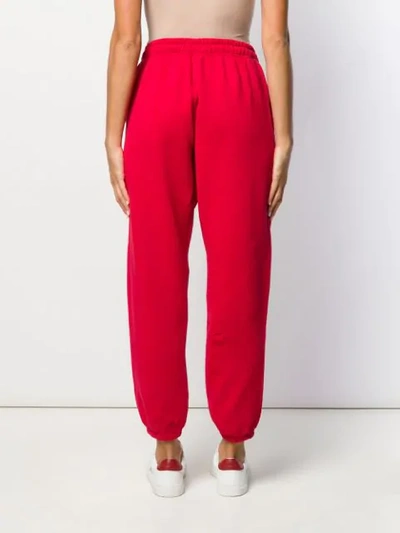 Shop Polo Ralph Lauren Drawstring Waist Trousers In Red