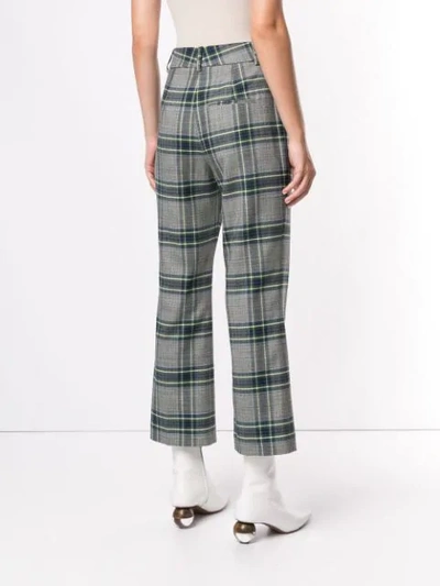 Shop Cedric Charlier Slim Checked Trousers In A1888 Fantasy Print Only One Colour