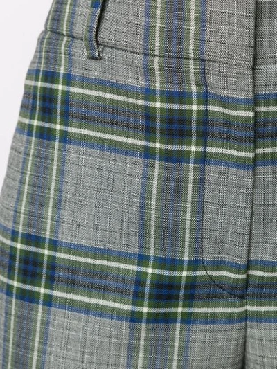 Shop Cedric Charlier Slim Checked Trousers In A1888 Fantasy Print Only One Colour