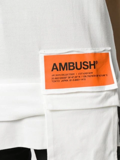 Shop Ambush Waist Pocket T-shirt In White