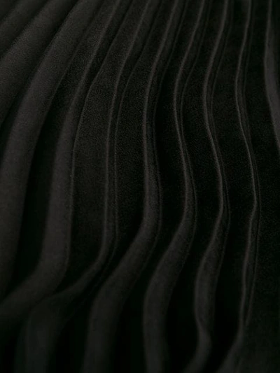 Shop Vince Pleated Slip Dress In Black