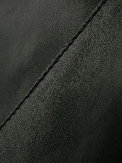 Shop Loewe Belted Midi Coat In Black