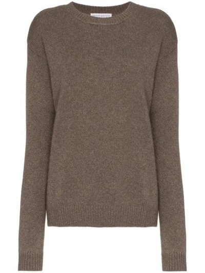 Shop Alexandra Golovanoff Oversized Cashmere Sweater - Brown