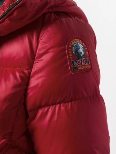 Shop Parajumpers Padded Single-breasted Coat In 723 Scarlet