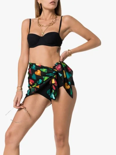 Shop Dolce & Gabbana High-waisted Bikini In Black