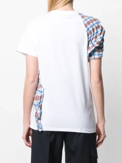 Shop Aalto Logo Contrast T-shirt In White