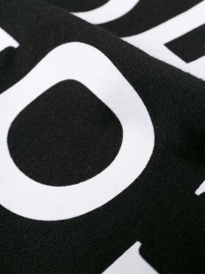 Shop Philosophy Di Lorenzo Serafini Contrast Logo T-shirt In Black