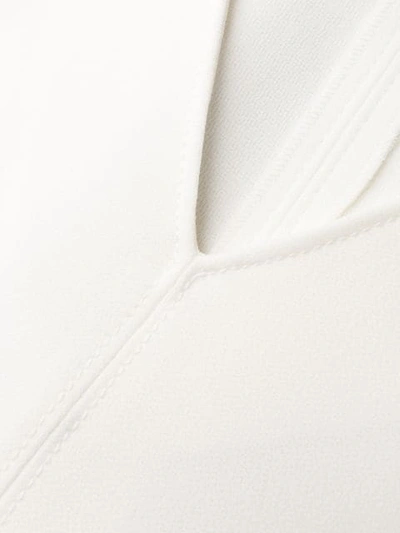 Shop Alberto Biani V-neck Blouse In White