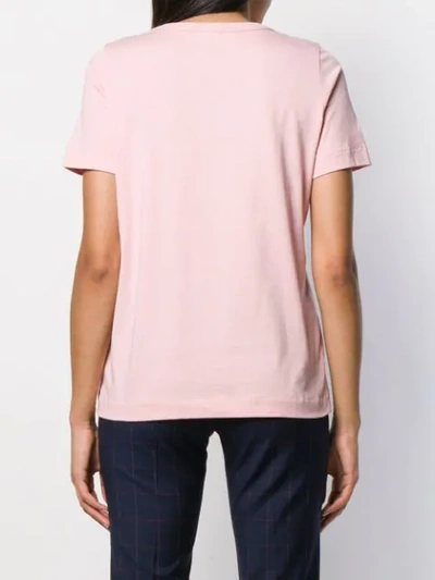 Shop Chinti & Parker Snoopy Print T-shirt In Pink