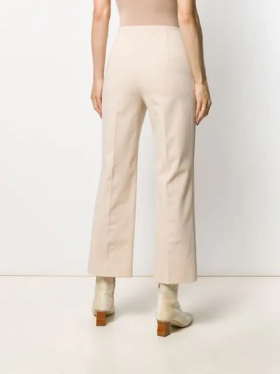 Shop Joseph Wide-leg Tailored Trousers In Neutrals