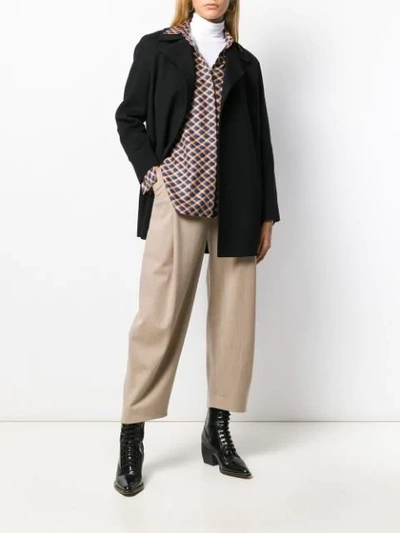 THEORY STRAIGHT FIT COAT - 黑色