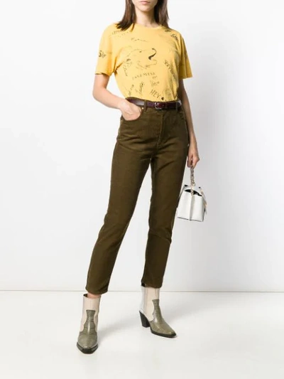 Shop Isabel Marant Étoile Skinny Fit Trousers In Green