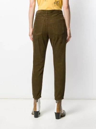 Shop Isabel Marant Étoile Skinny Fit Trousers In Green