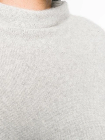 Shop Incentive! Cashmere Mock Neck Sweater - Grey