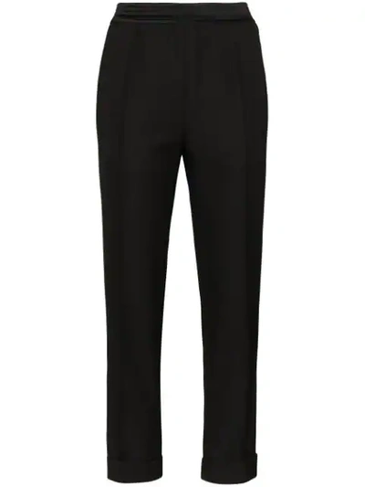 Shop Haider Ackermann Slim-leg Trousers In Black