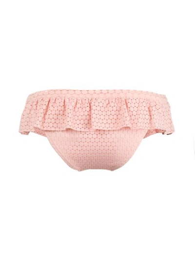 Shop Melissa Odabash Ruffled Bikini Bottoms - Pink