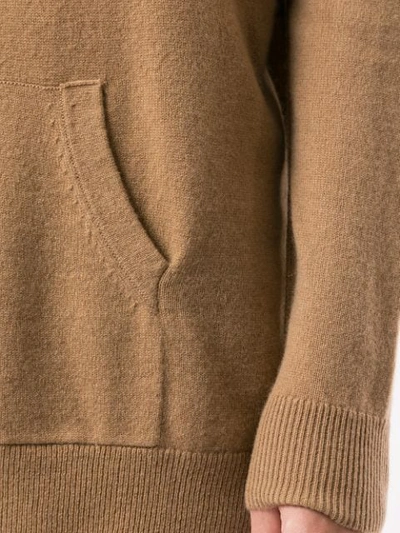 Shop Nili Lotan Cashmere Relaxed-fit Hoodie In Brown