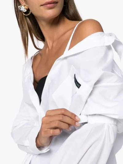 Shop Prada Button-down Shirt In White