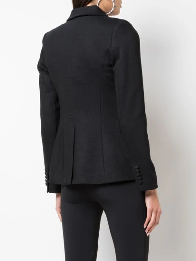 Shop Adam Lippes Fitted Blazer In Black
