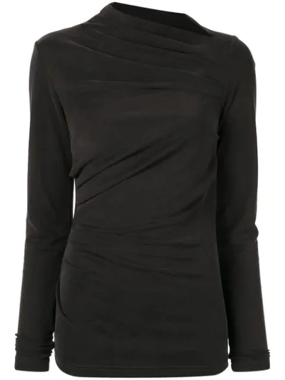 Shop Acler Bailey Top In Black