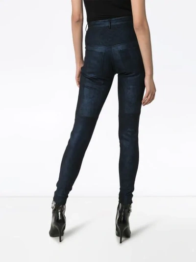 Shop Faith Connexion Hoch Sitzende Skinny-hose In Blue