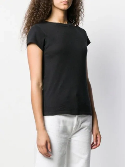 Shop Re/done Basic Short Sleeve T-shirt In Black