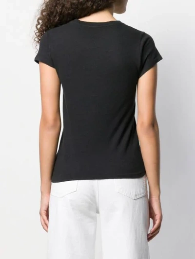 Shop Re/done Basic Short Sleeve T-shirt In Black