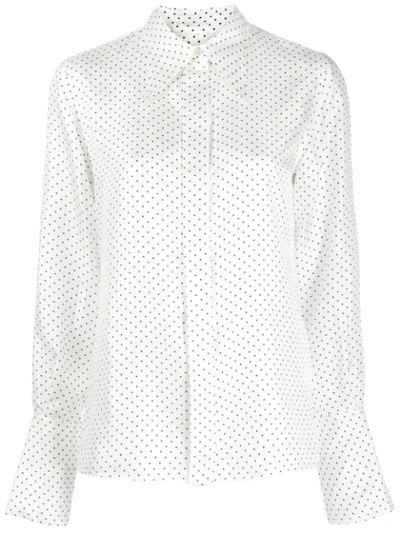 Shop Victoria Beckham 70's Collar Shirt In White