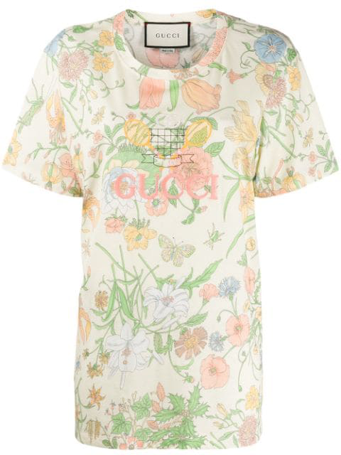 gucci flora t shirt