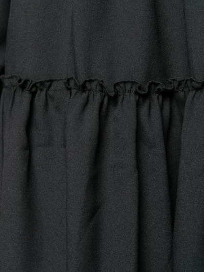 Shop John Richmond Muriel Pussy Bow Mini Dress In Black