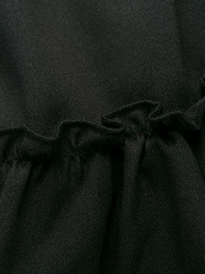 Shop John Richmond Muriel Pussy Bow Mini Dress In Black