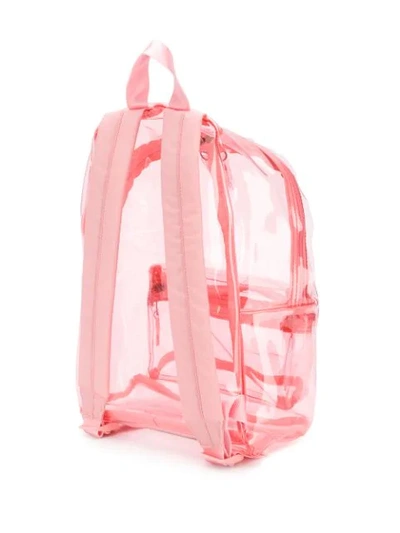 EASTPAK 透明背包 - 粉色