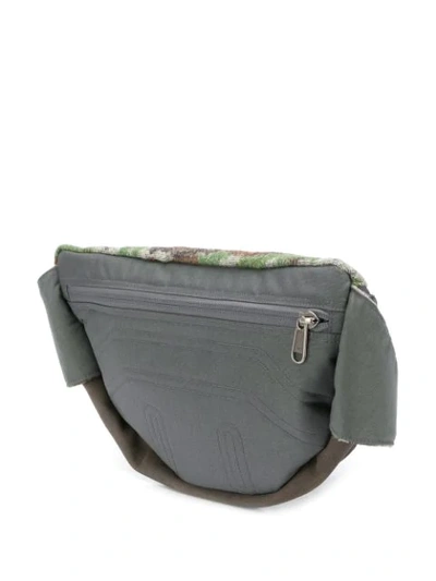 Shop Eastpak Camouflage-print Sling Bag In Grey
